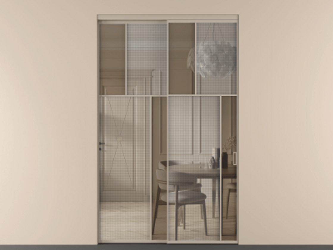 Перегородка Mosaic внутри проема двустворчатая #VENDORCODE# #FURNISH# #GLASS# Цена #PRICE# #CURRENCY# | Volhovec